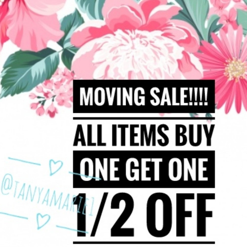 Buy get one get one half off!!!